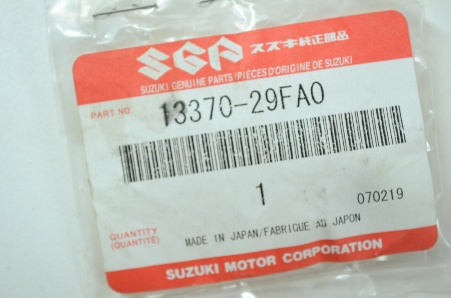 OEM Suzuki 13370-29FA0 Needle Valve Assembly NOS