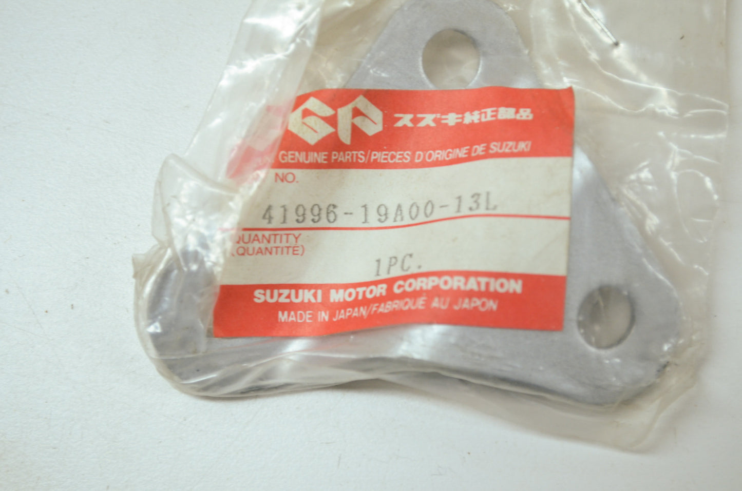 OEM Suzuki 41996-19A00-13L Engine Mount Plate NOS