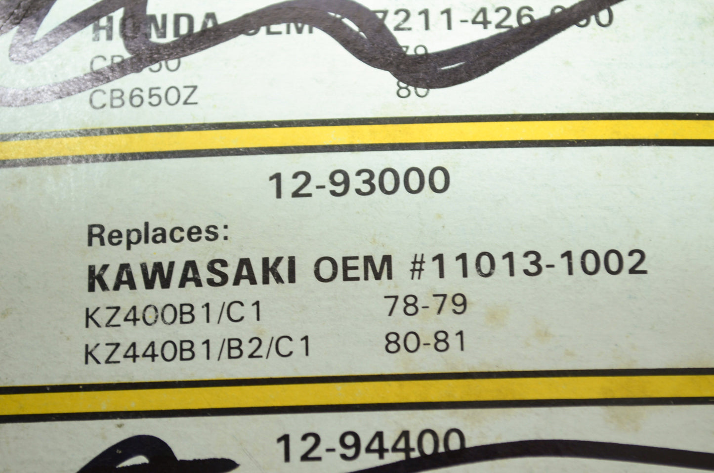 NEW EMGO Kawasaki Air Filter 78-81 KZ440 11013-1002 NOS