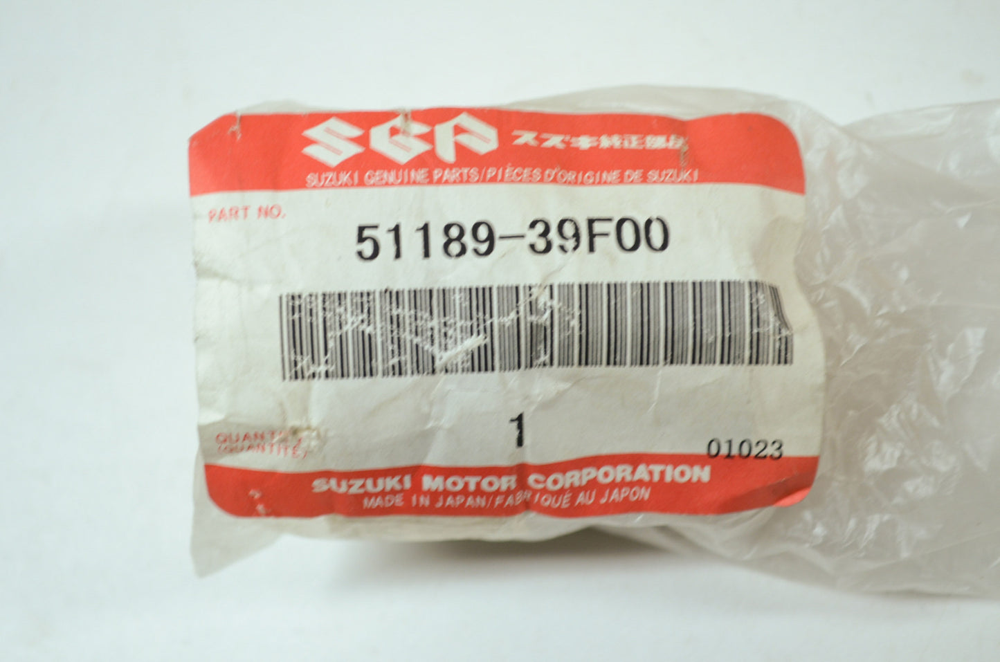 OEM Suzuki 51189-39F00 Fork Bolt NOS