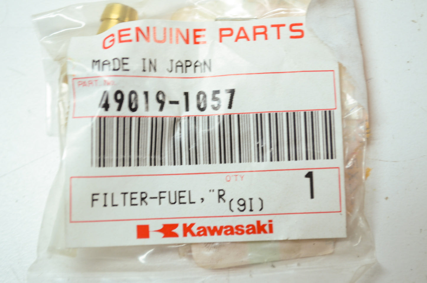 NEW OEM Kawasaki Fuel Filter Eliminator 250 ER5 KLX250 Vulcan 88 1500 49019-1057
