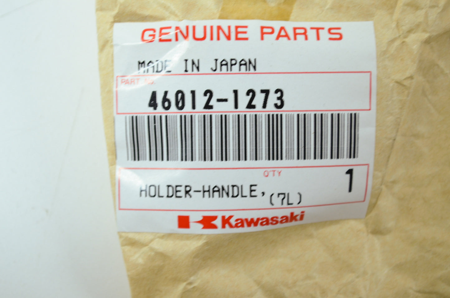 OEM Kawasaki 46012-1273 Upper Handle Holder NOS
