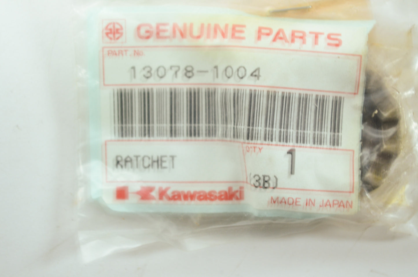 OEM Kawasaki 13078-1004 Ratchet NOS