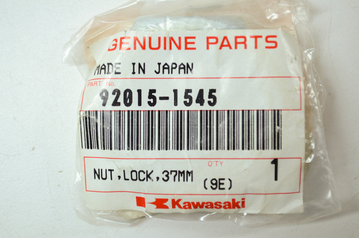 OEM Kawasaki 92015-1545 Lock Nut 37MM NOS