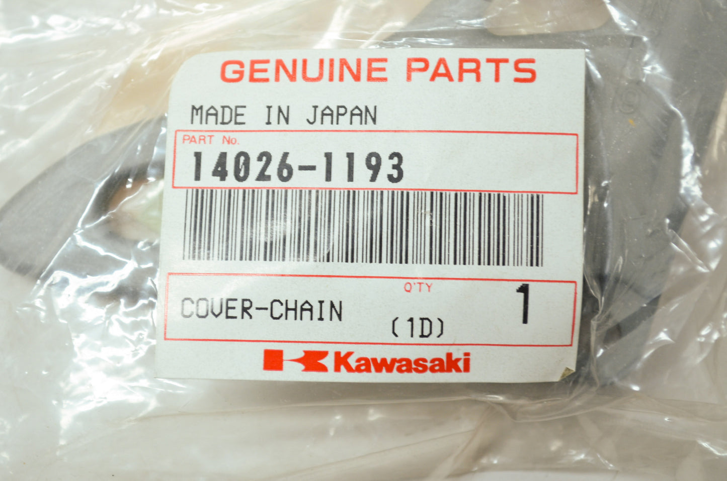 OEM Kawasaki 14026-1193 Chain Cover NOS
