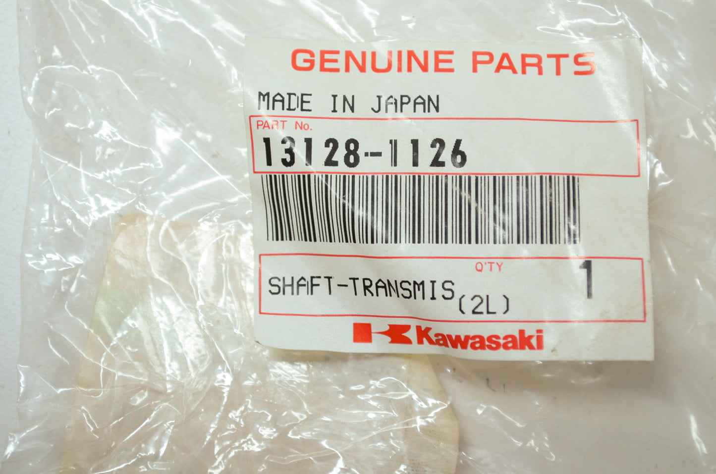 OEM Kawasaki 13128-1126 Output Transmission Shaft NOS