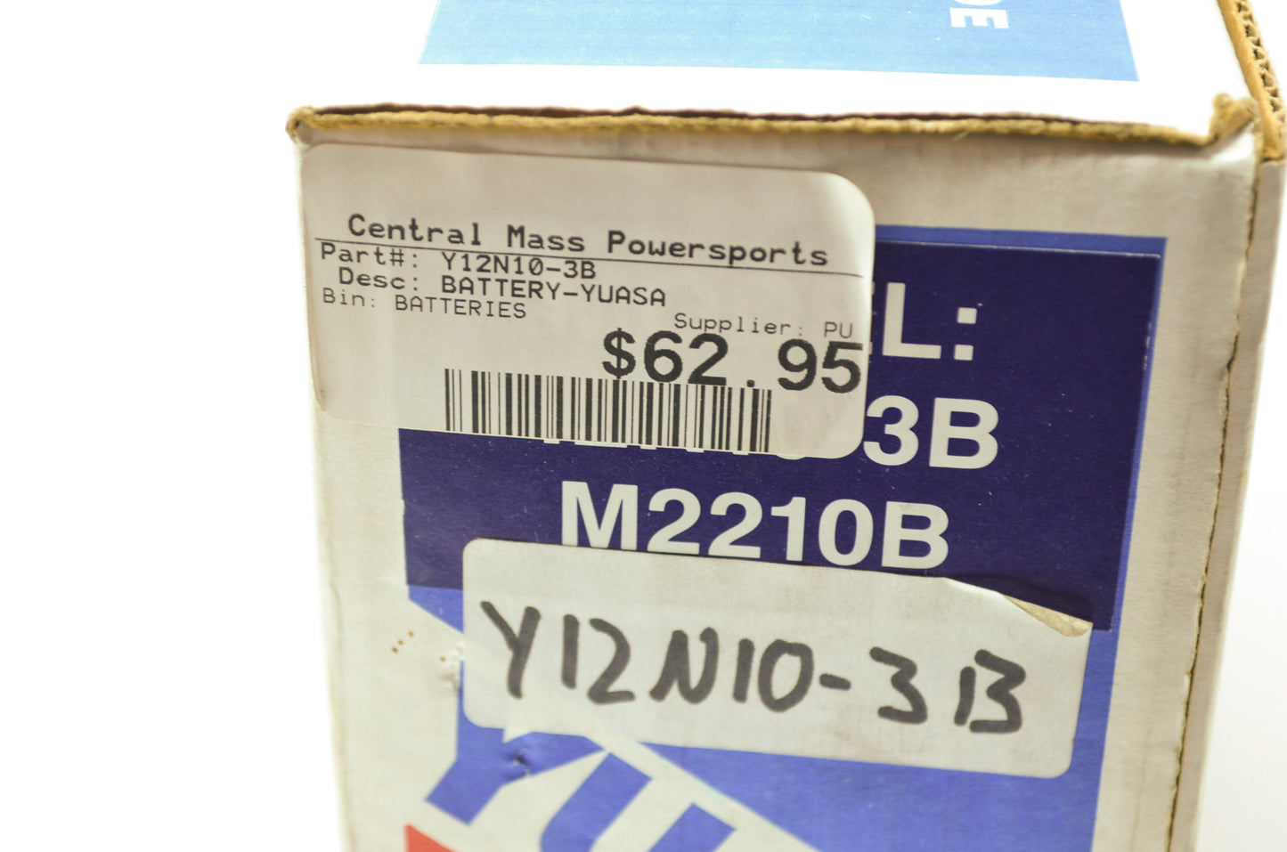 NEW Yuasa Battery 12V Convential ATV Y12N10-3B NOS