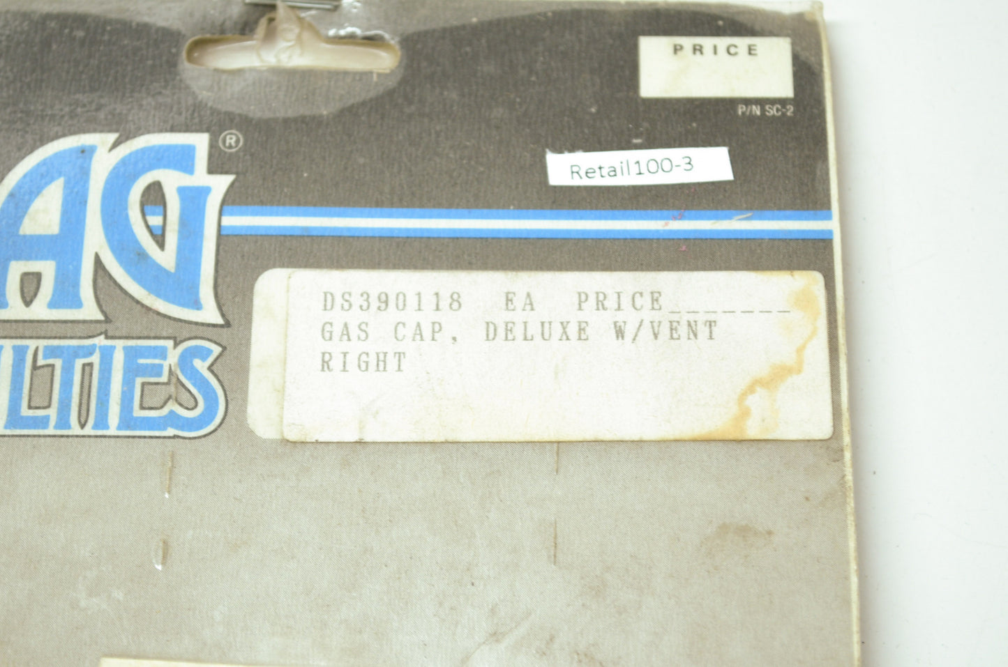 NEW Drag Specialties Deluxe Gas Cap With Vent DS-390118 NOS