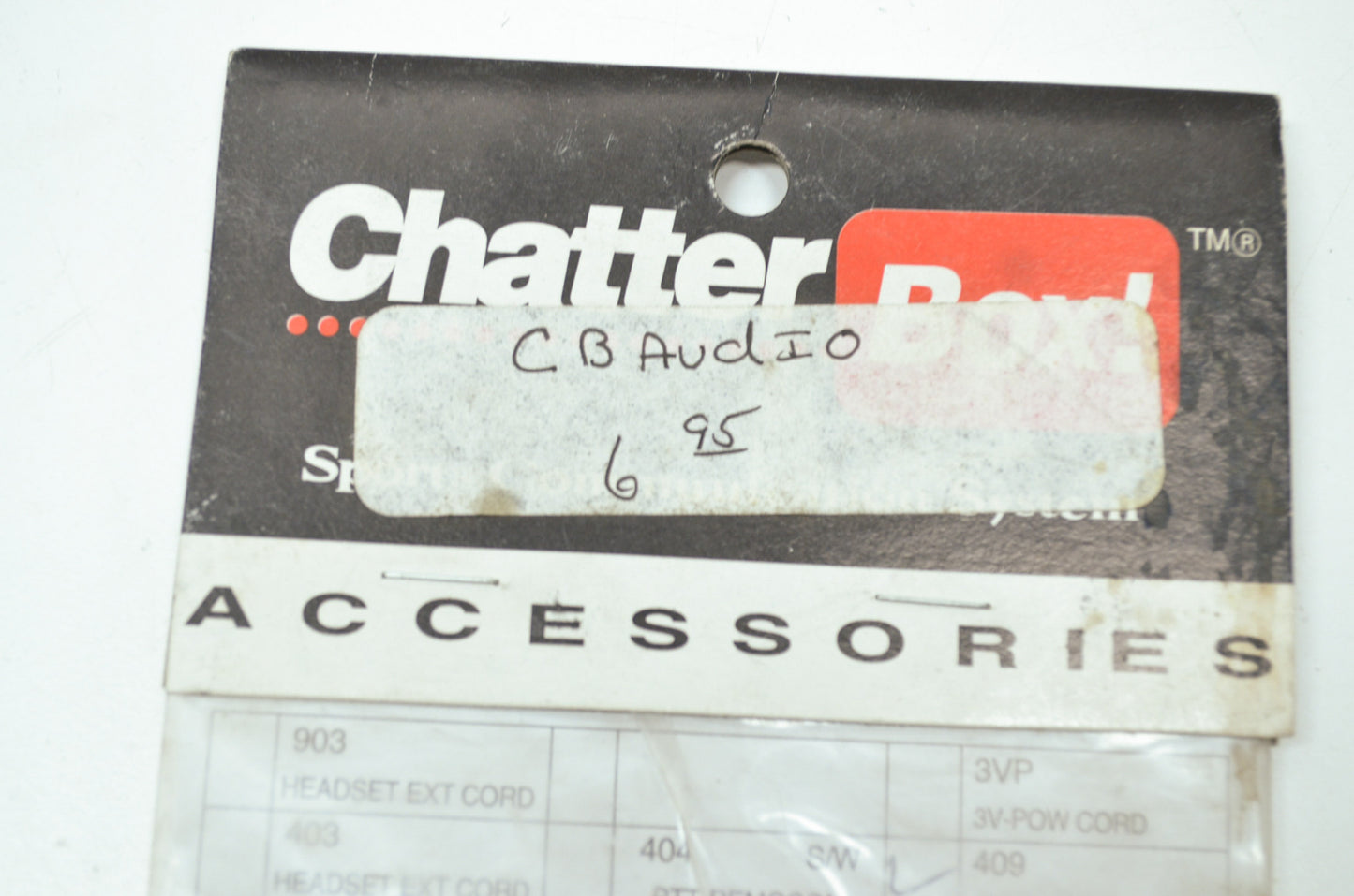 NEW Chatter Box Audio Extension Cord 409 NOS