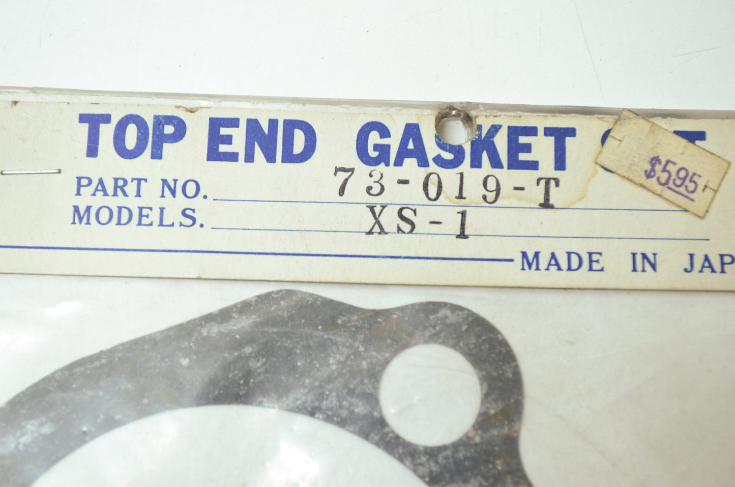 NEW Yamaha Top End Gasket Set XS1 73-019-T NOS