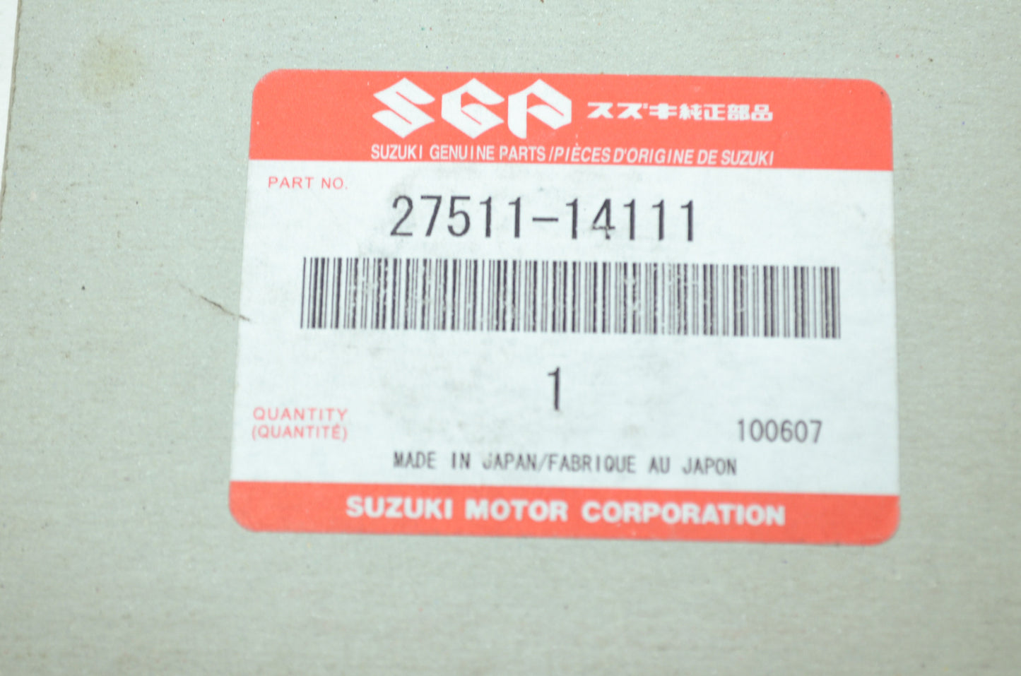 OEM Suzuki 27511-14111 Engine Sprocket NOS