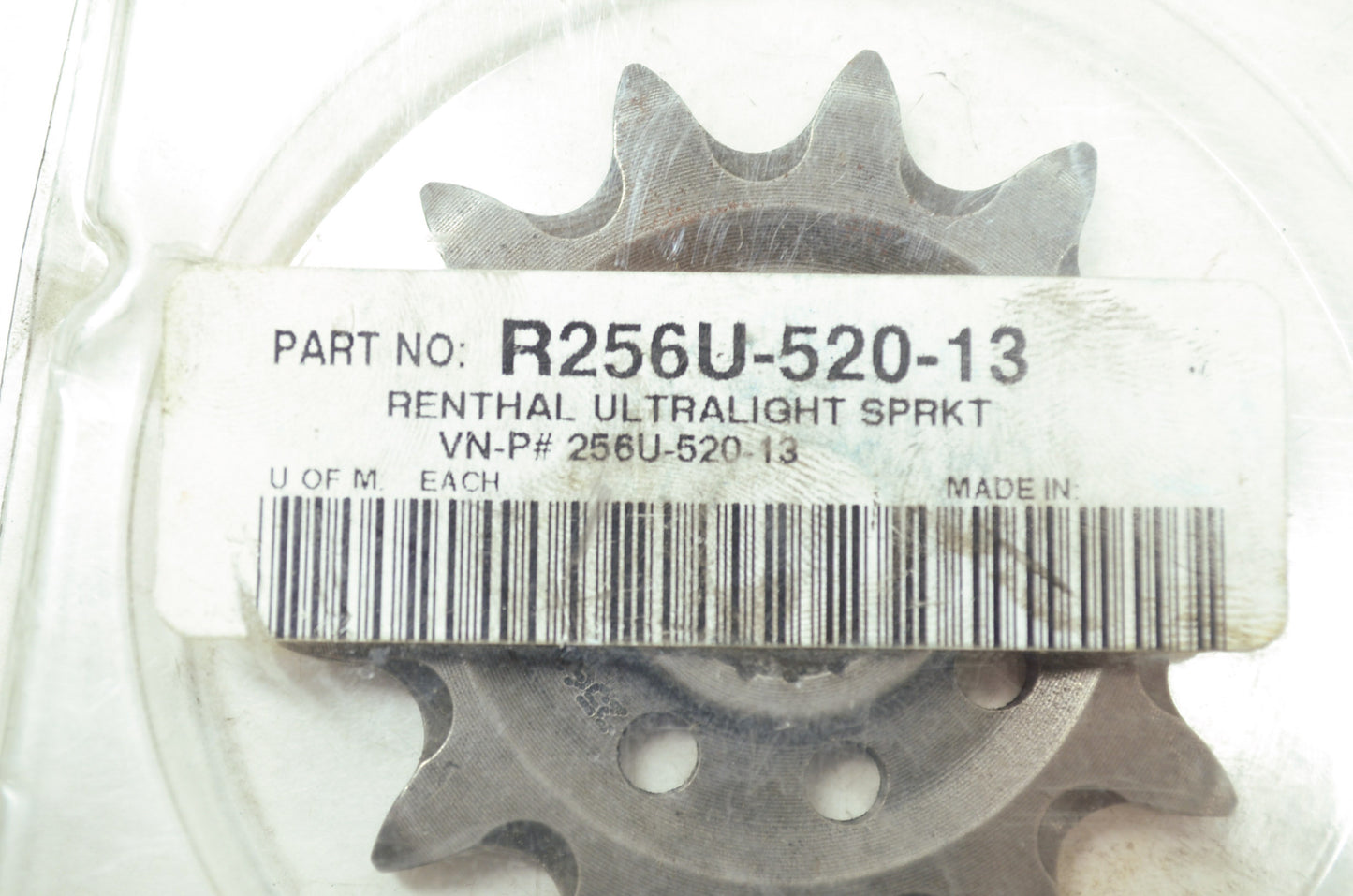 NEW Renthal Sprocket 13T 1987-2007 CR125R 256-520-13 NOS
