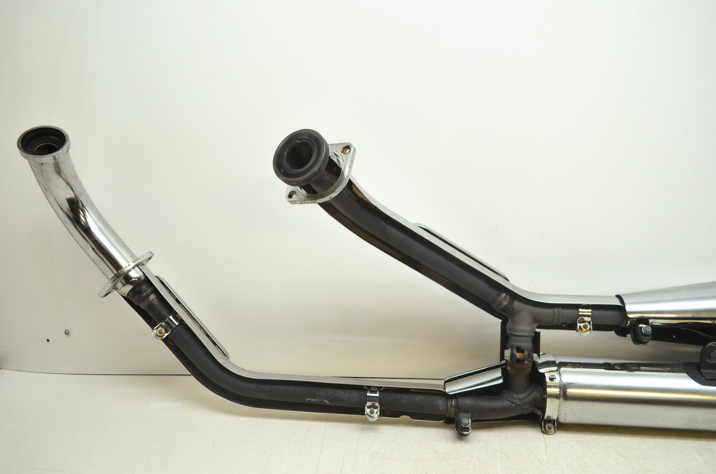OEM Suzuki 01-04 VL800 VZ800 Stock Exhaust Muffler Head Pipes 14310-41F12-H01