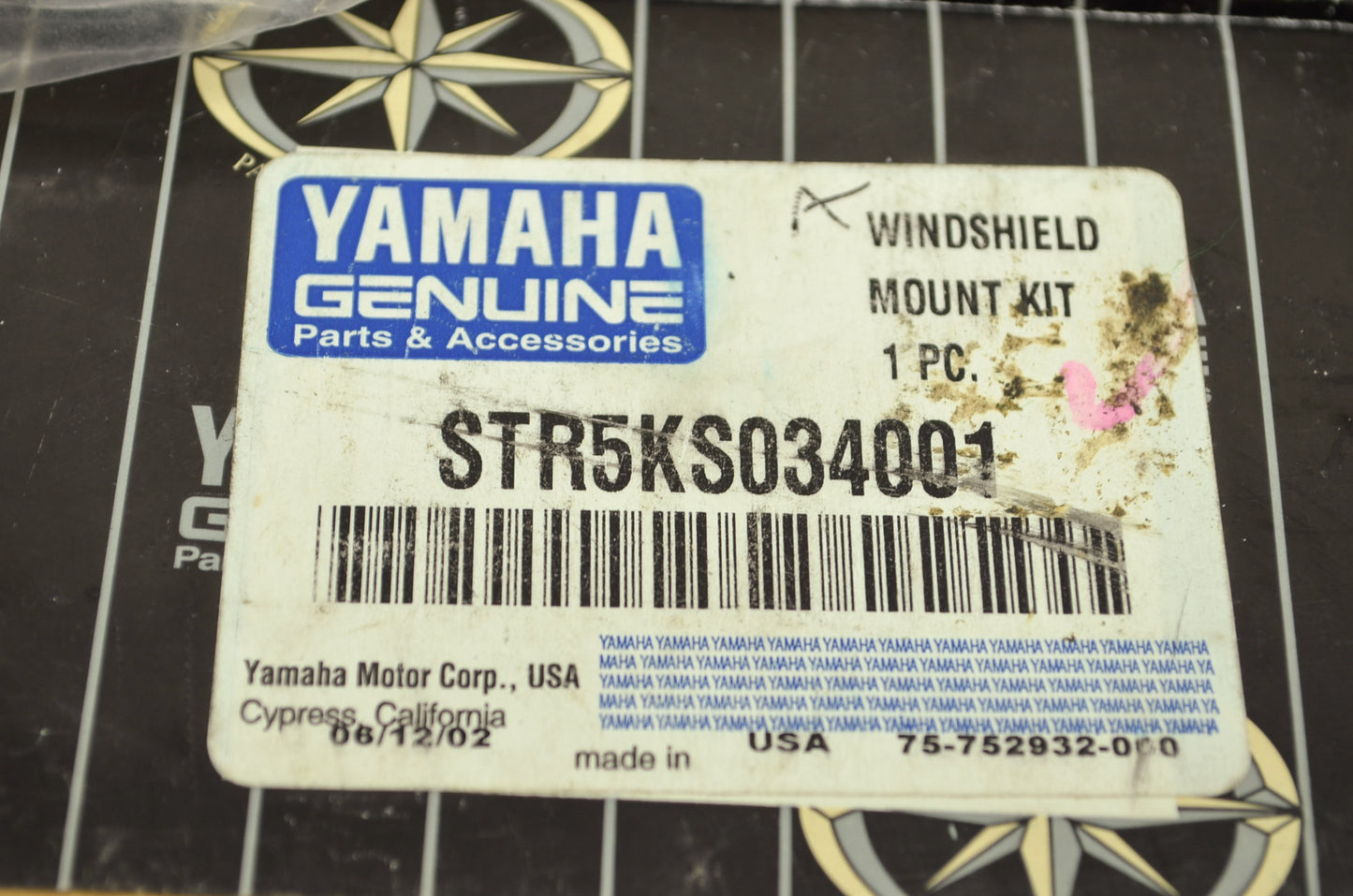 OEM Yamaha STR-5KS03-40-01 Windshield Mounts NOS