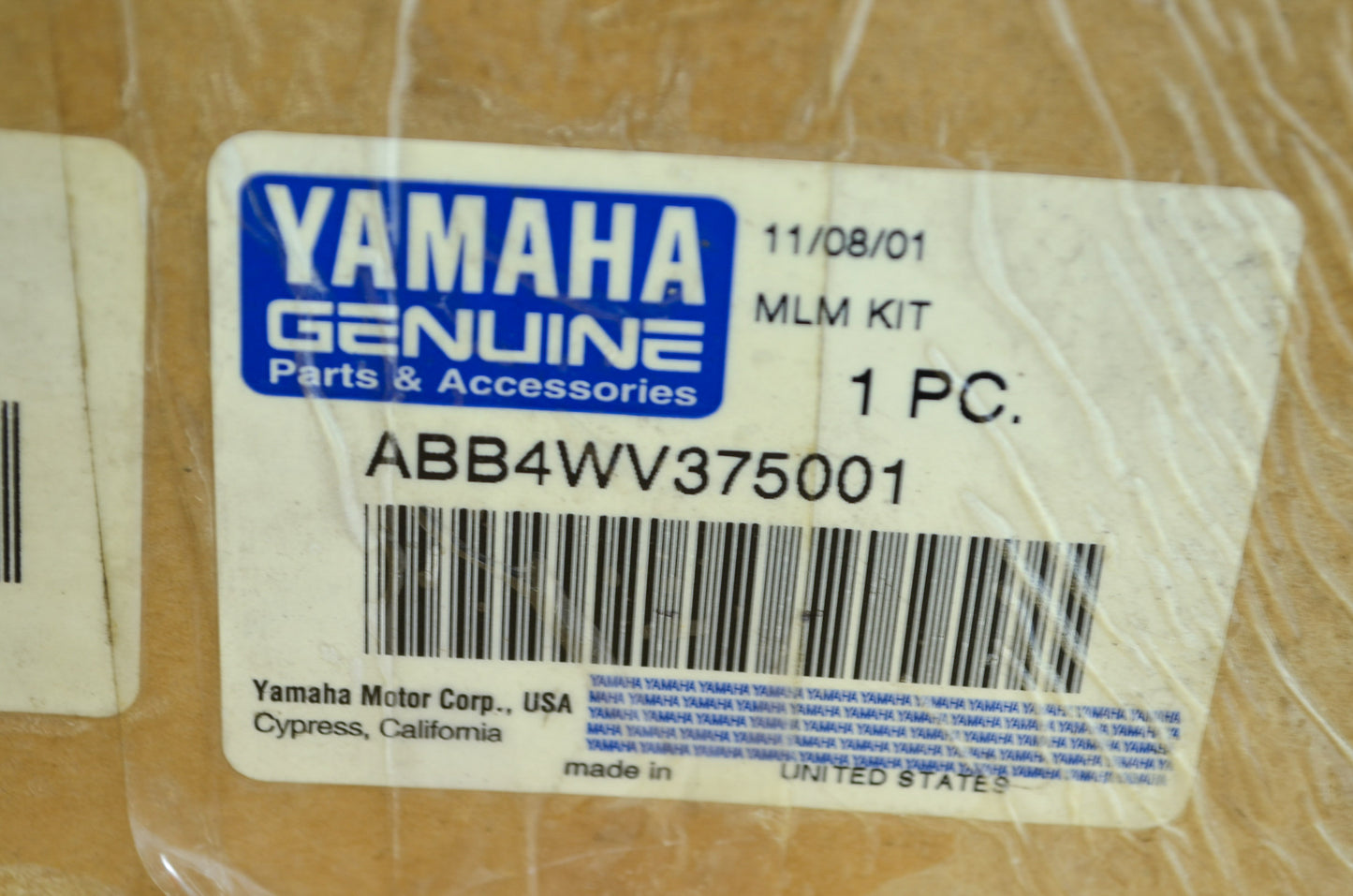 NEW Yamaha Warn Manual Lift Mount Kit Big Bear ABB-4WV37-50-01 NOS