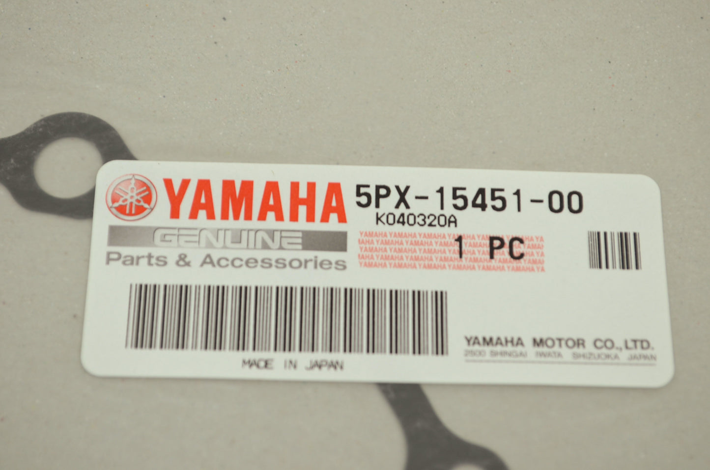 OEM Yamaha 5PX-15451-00-00 Crankcase Cover Gasket NOS