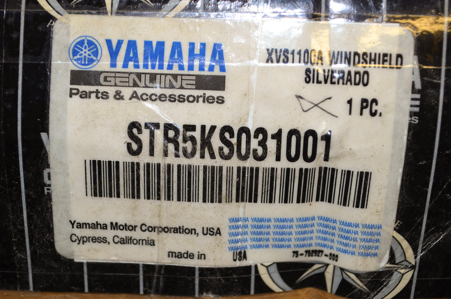 OEM Yamaha STR-5KS03-10-01 Windshield NOS