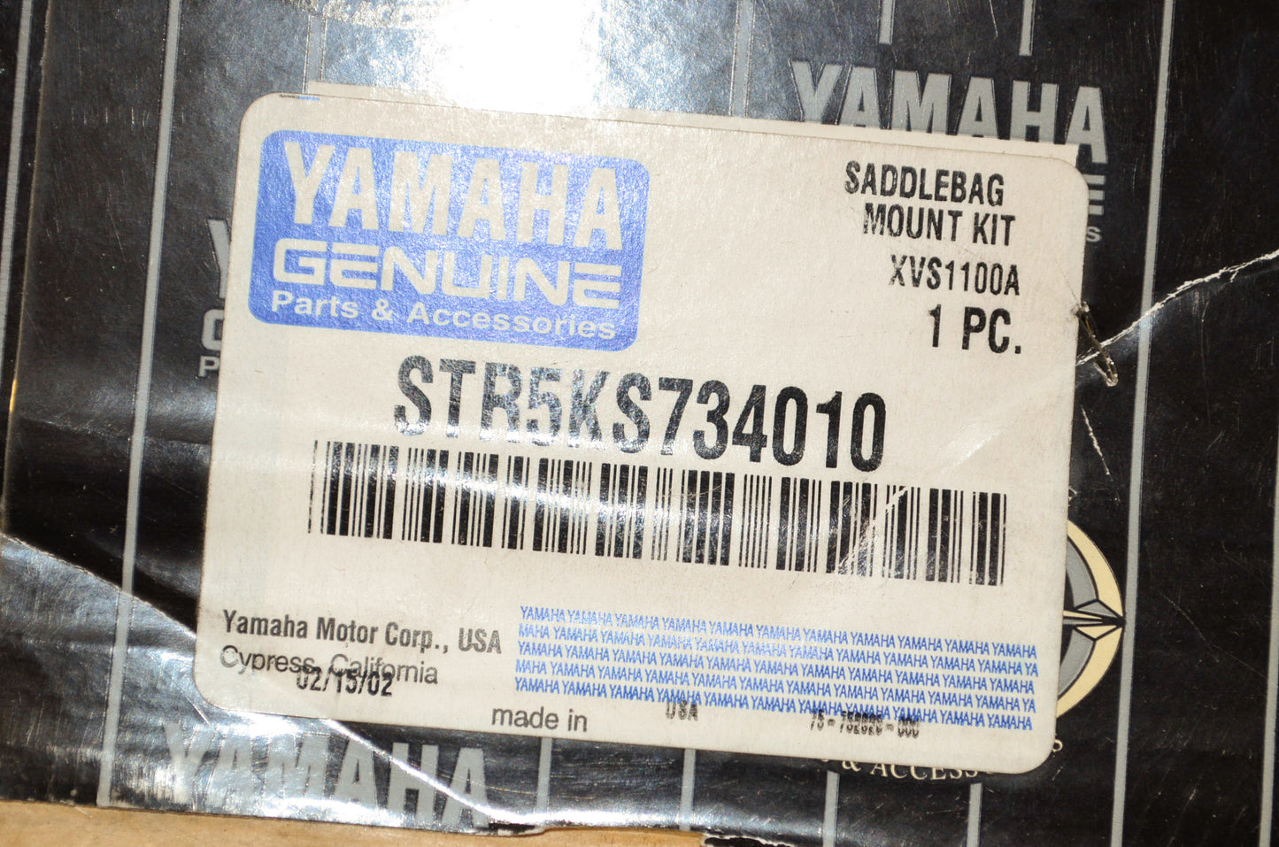 NEW OEM Yamaha Saddlebag Mount Kit Silverado V Star 1100 STR-5KS73-40-10 NOS