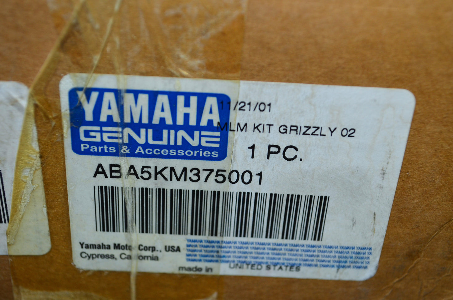 NEW OEM Yamaha Warn Manual Plow Lift 2002-2006 Grizzly 660 ABA-5KM37-50-01 NOS