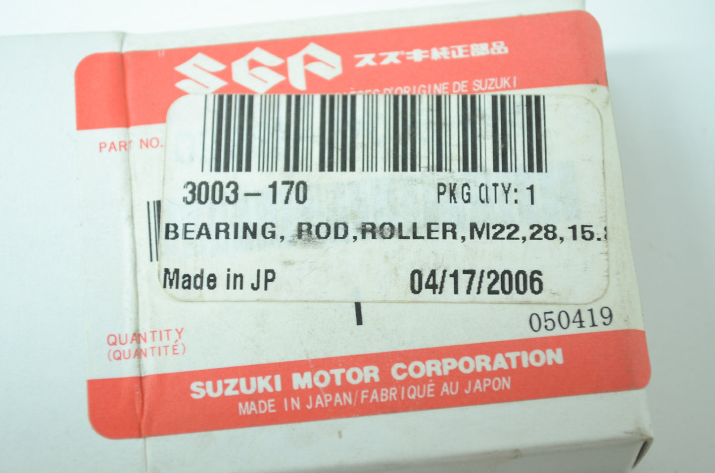 NEW OEM Arctic Cat Rod Bearing Cheetah Cougar Jag Panther Lynx 3003-170 NOS