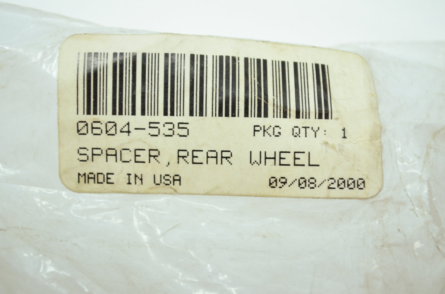 OEM Arctic Cat 0604-535 Rear Wheel Spacer NOS