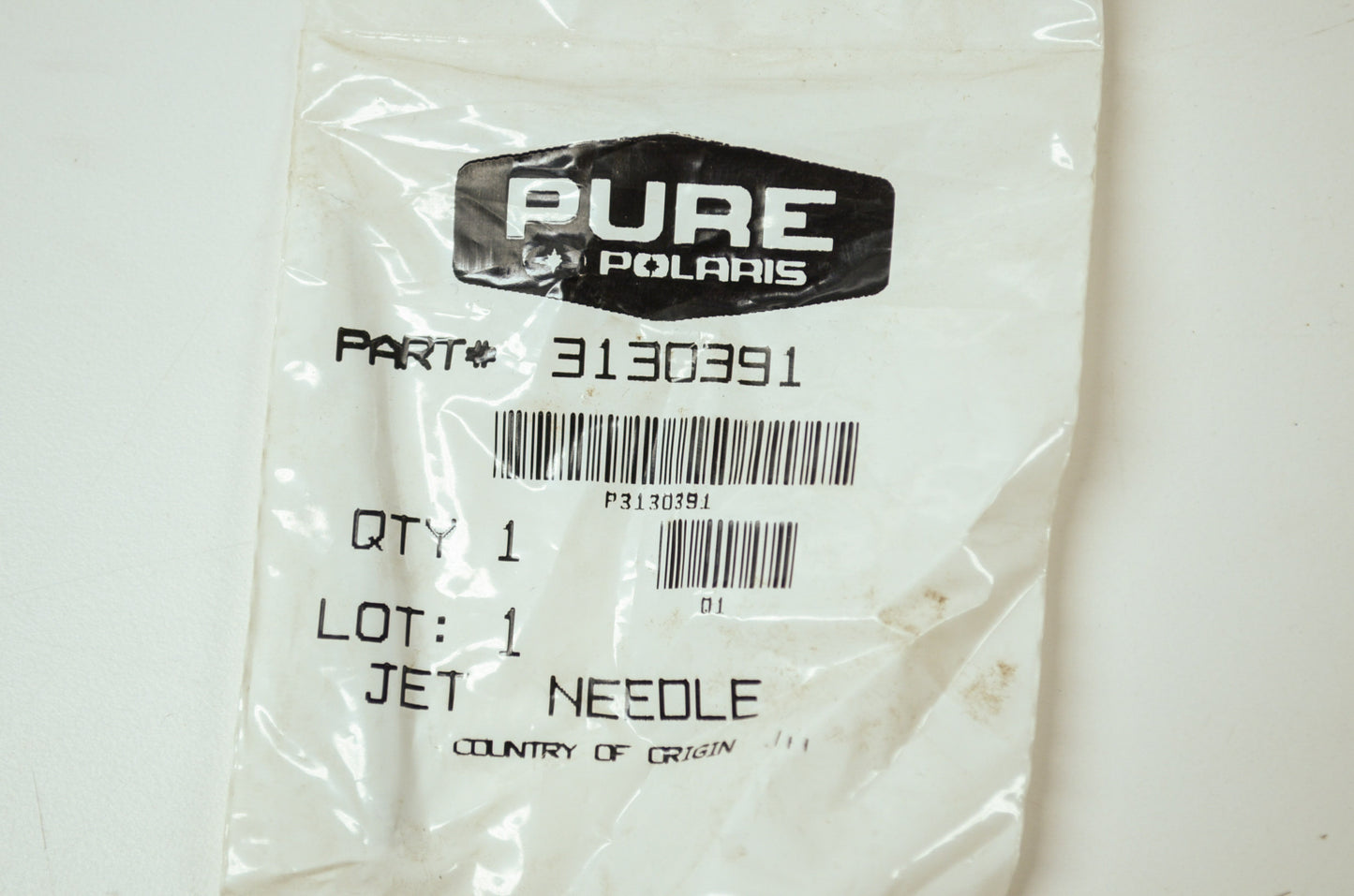 NEW OEM Polaris Needle Jet 1990-1992 Trail Boss 350L 2x4 4x4 3130391 NOS