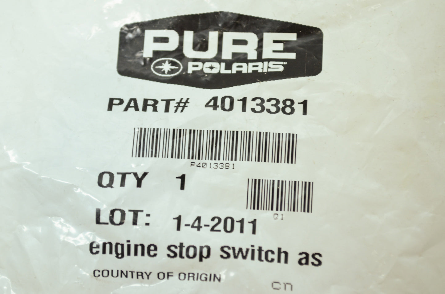 New OEM Polaris Kill Switch NOS