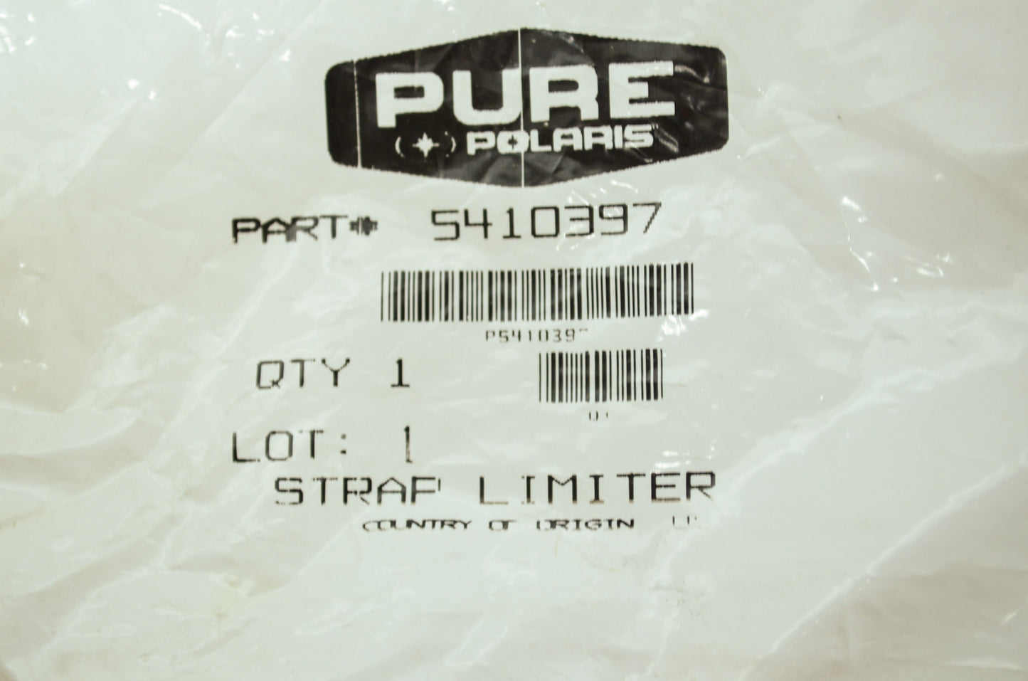 OEM Polaris 5410397 Limiter Strap NOS