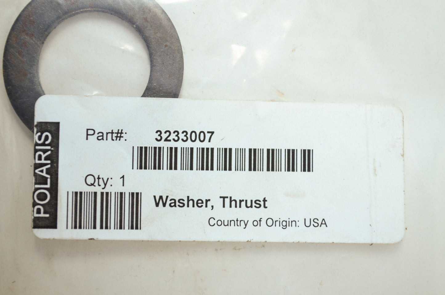NEW OEM Polaris Trust Washer Sportsman 335 500 Worker Diesel Magnum 3233007 NOS