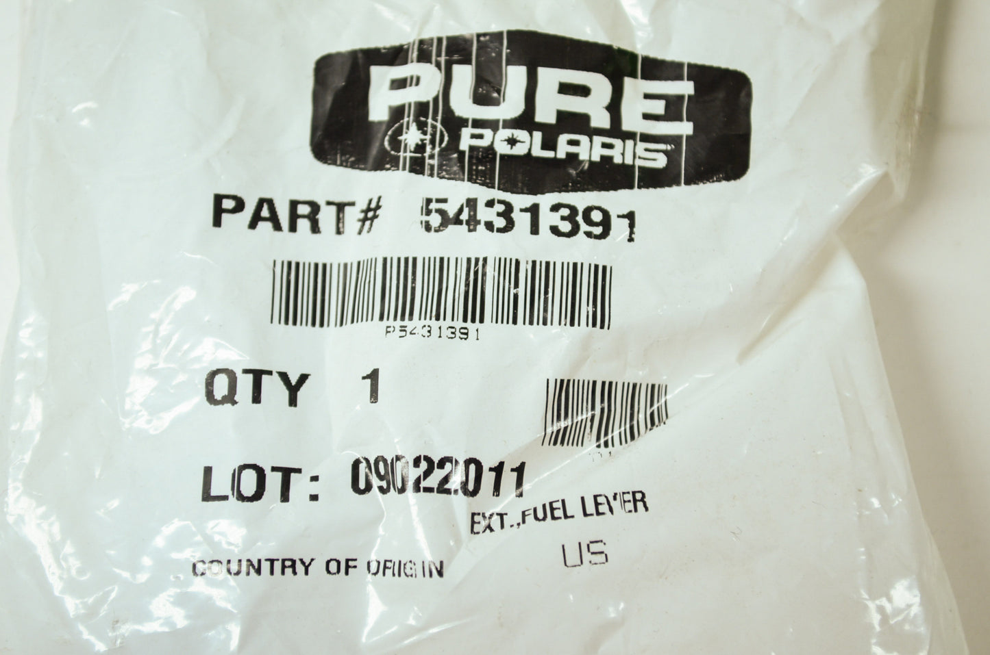 New OEM Polaris Fuel Lever NOS