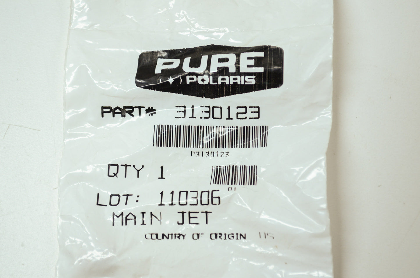 OEM Polaris 3130123 Hex Head Main Jet #200 NOS