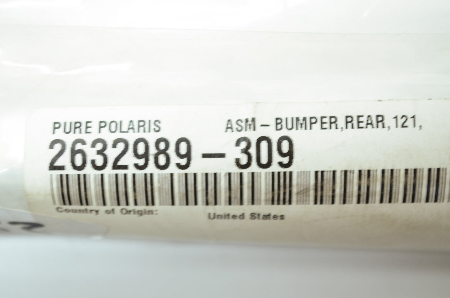 NEW OEM Polaris Bumper Fusion 600 700 900 Turbo Dragon IQ 2632989-309 NOS