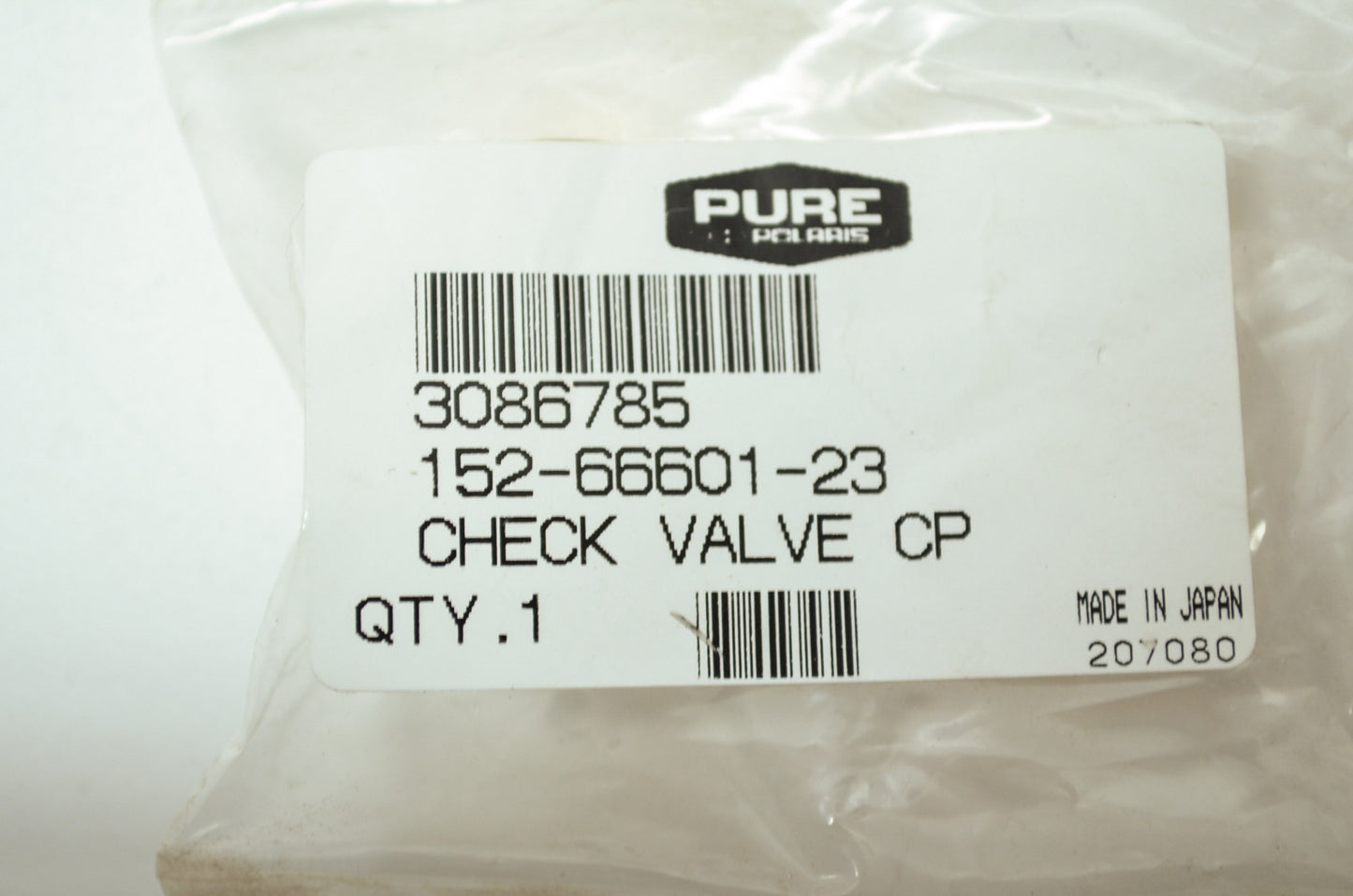 OEM Polaris 3086785 Check Valve Assembly NOS