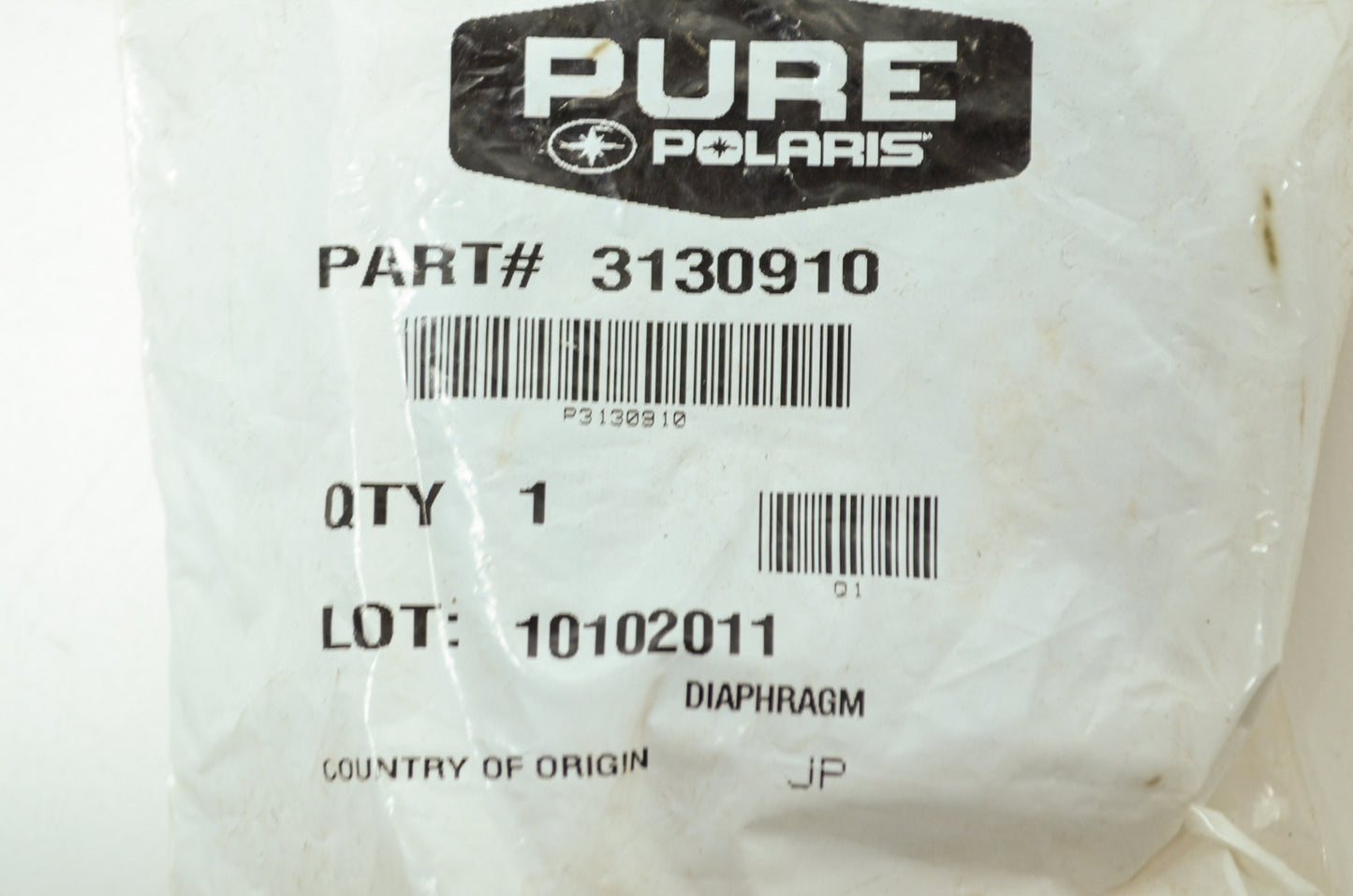 OEM Polaris 3130910 Diaphragm NOS
