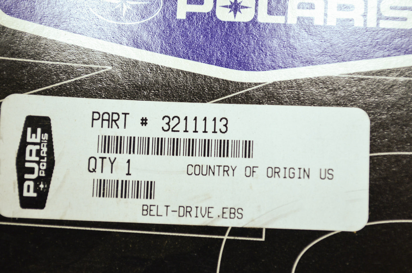 OEM Polaris 3211113 Drive Belt EBS NOS