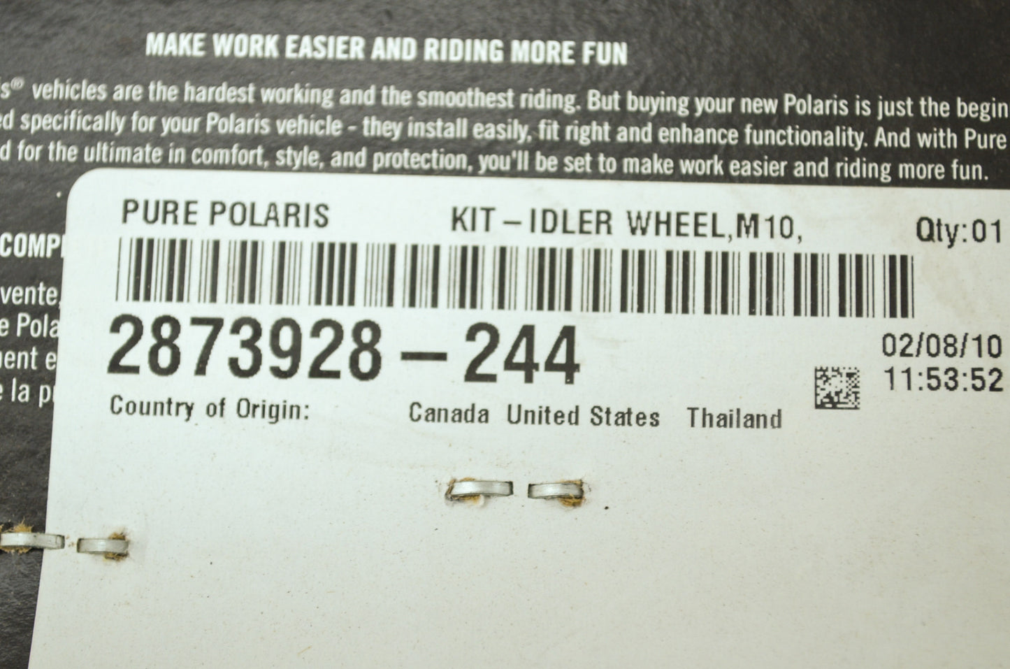 NEW OEM Polaris Idler Wheel Kit Silver 600 700 Classic Frontier Supersport Edge