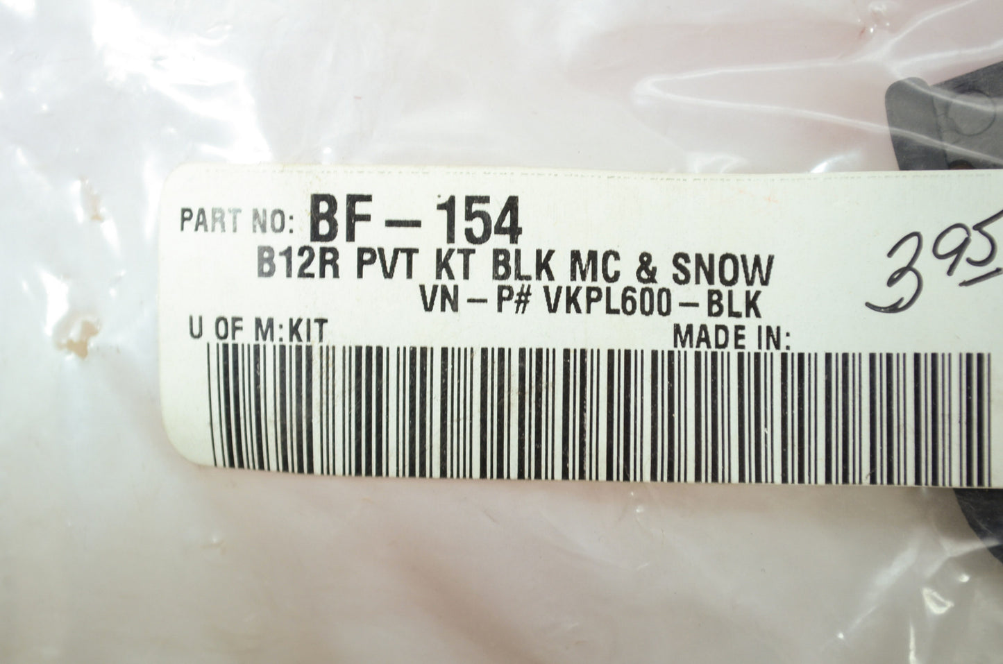 NEW Helmet Ratchet Kit Snow Black BF-154 NOS