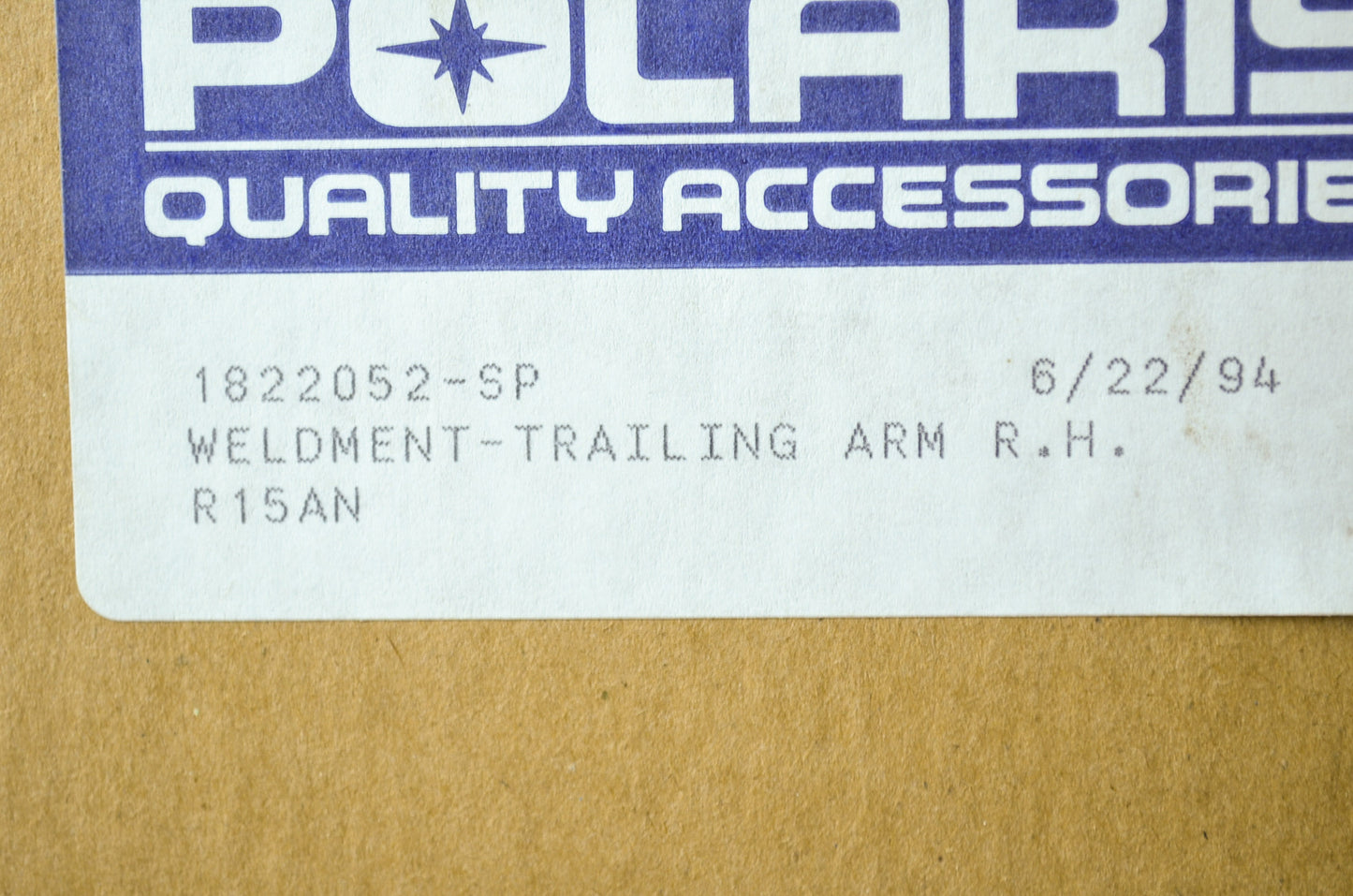 NEW OEM Polaris Right Trailing Arm Trail 400 500 600 Sport Deluxe SKS RXL 650 18