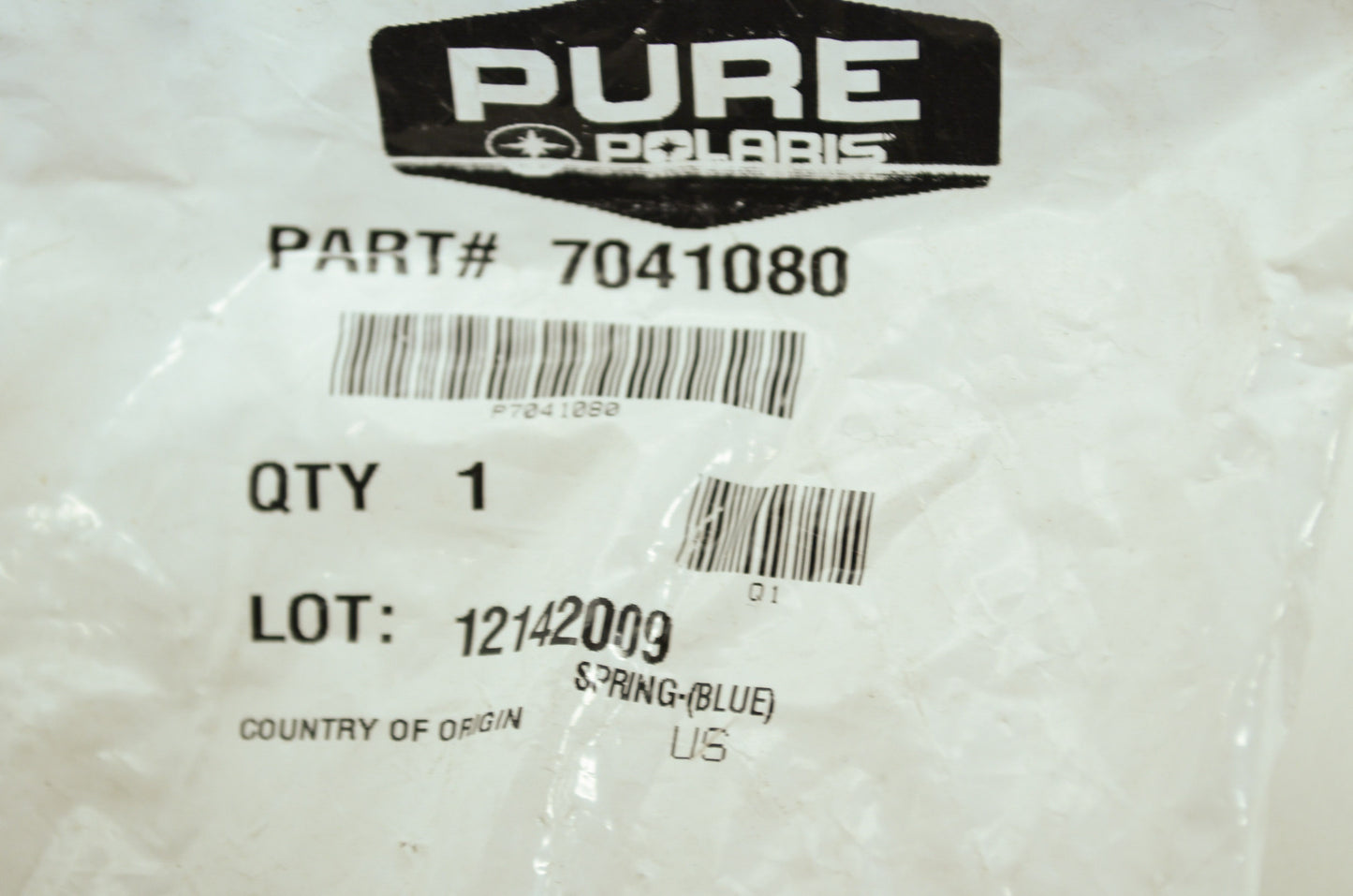 OEM Polaris 7041080 Spring (Blue) NOS