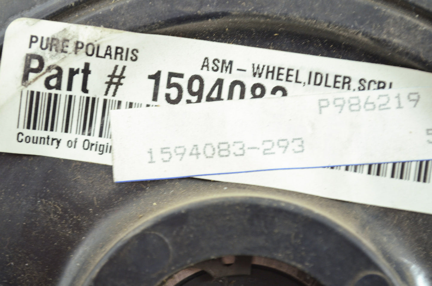 OEM Polaris 1594083-293 Plain Wheel Assembly (6.38 O.D.) NOS