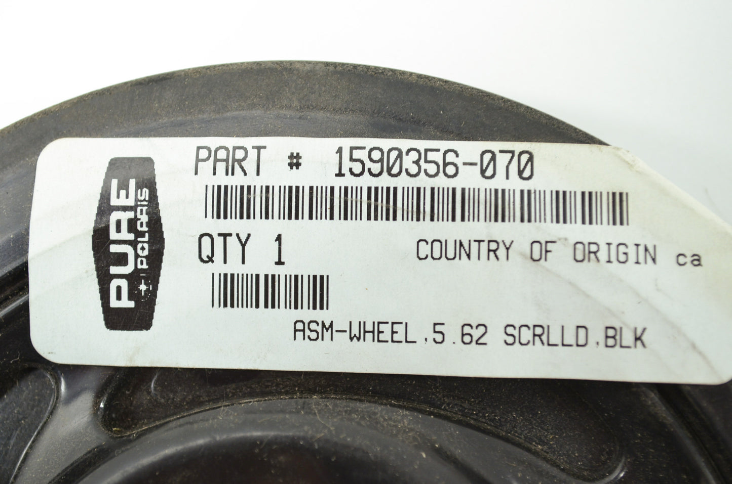 OEM Polaris 1590356-070 Idler Wheel Black 2008-2014 Widetrack LX NOS