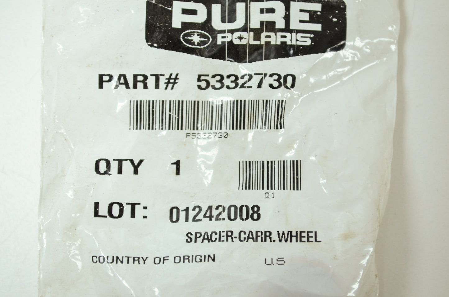 OEM Polaris 5332730 Carriage Wheel Spacer NOS