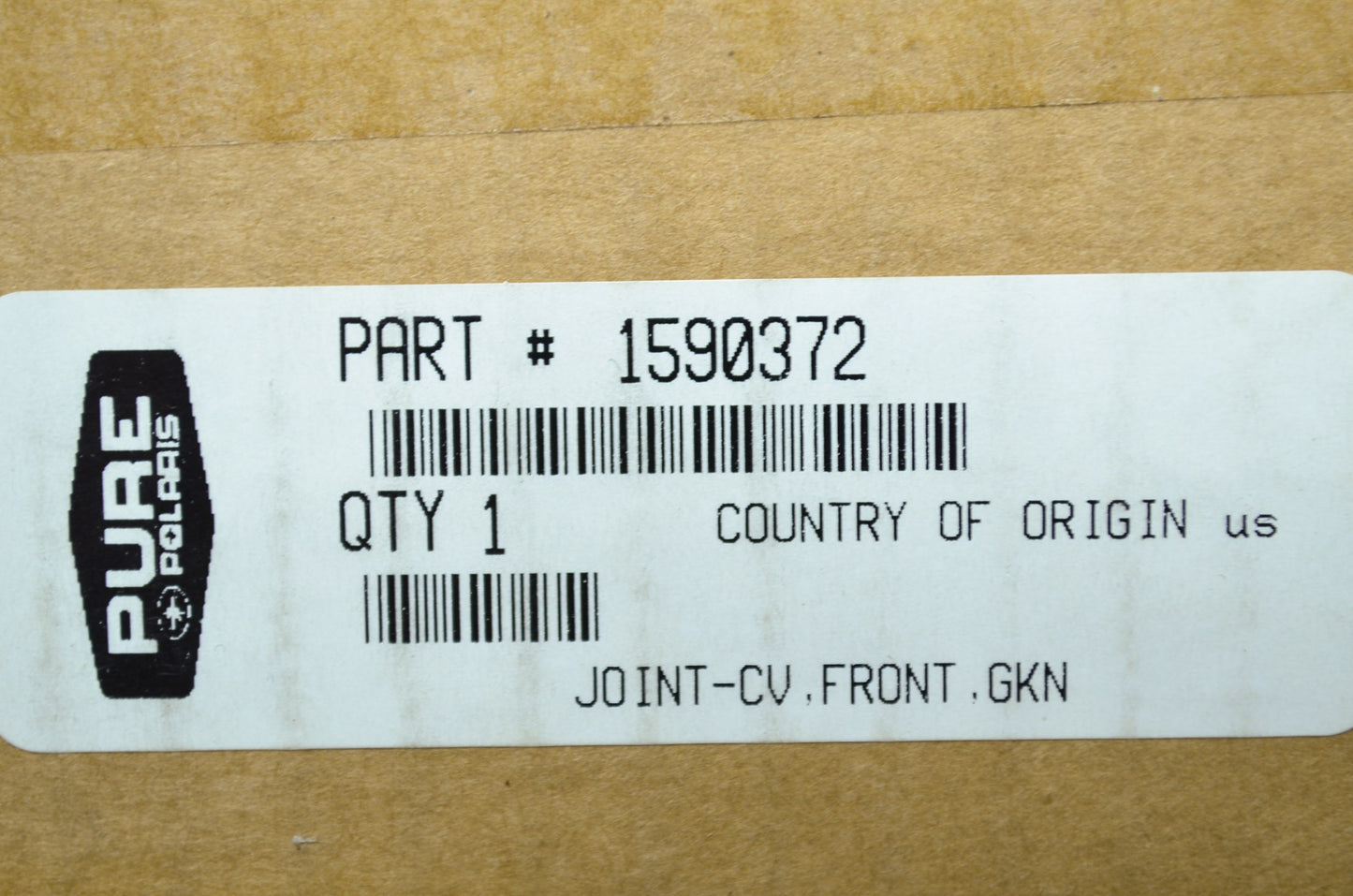 OEM Polaris 1590372 Front Outer Cv Joint Sportsman X2 4X4 400 500 700 800 NOS