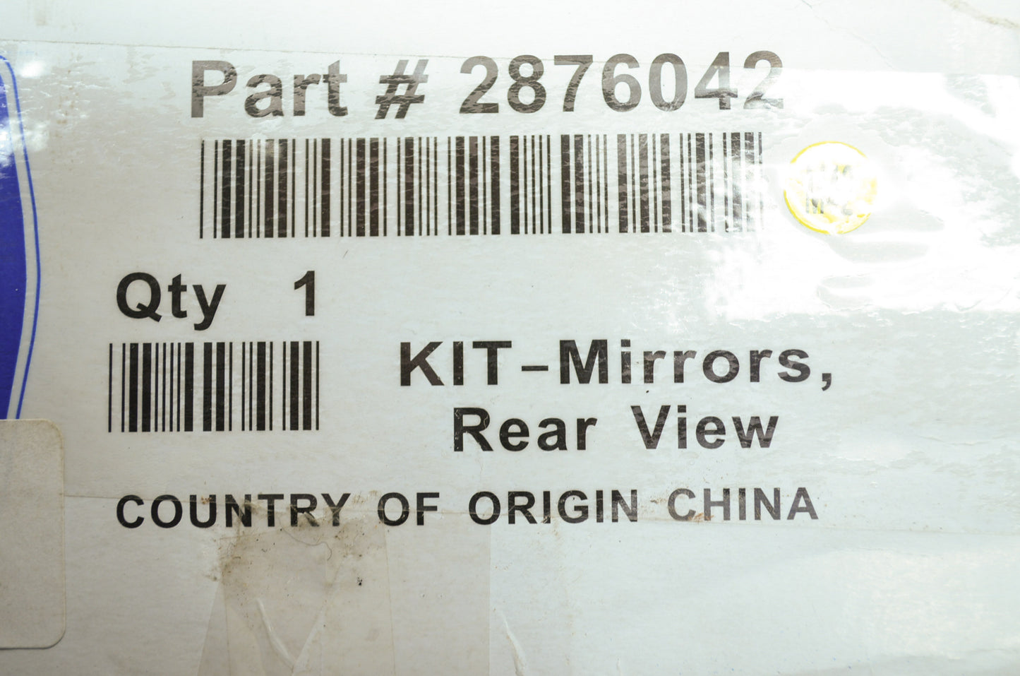 OEM Polaris 2876042 Rear View Mirrors Kit NOS