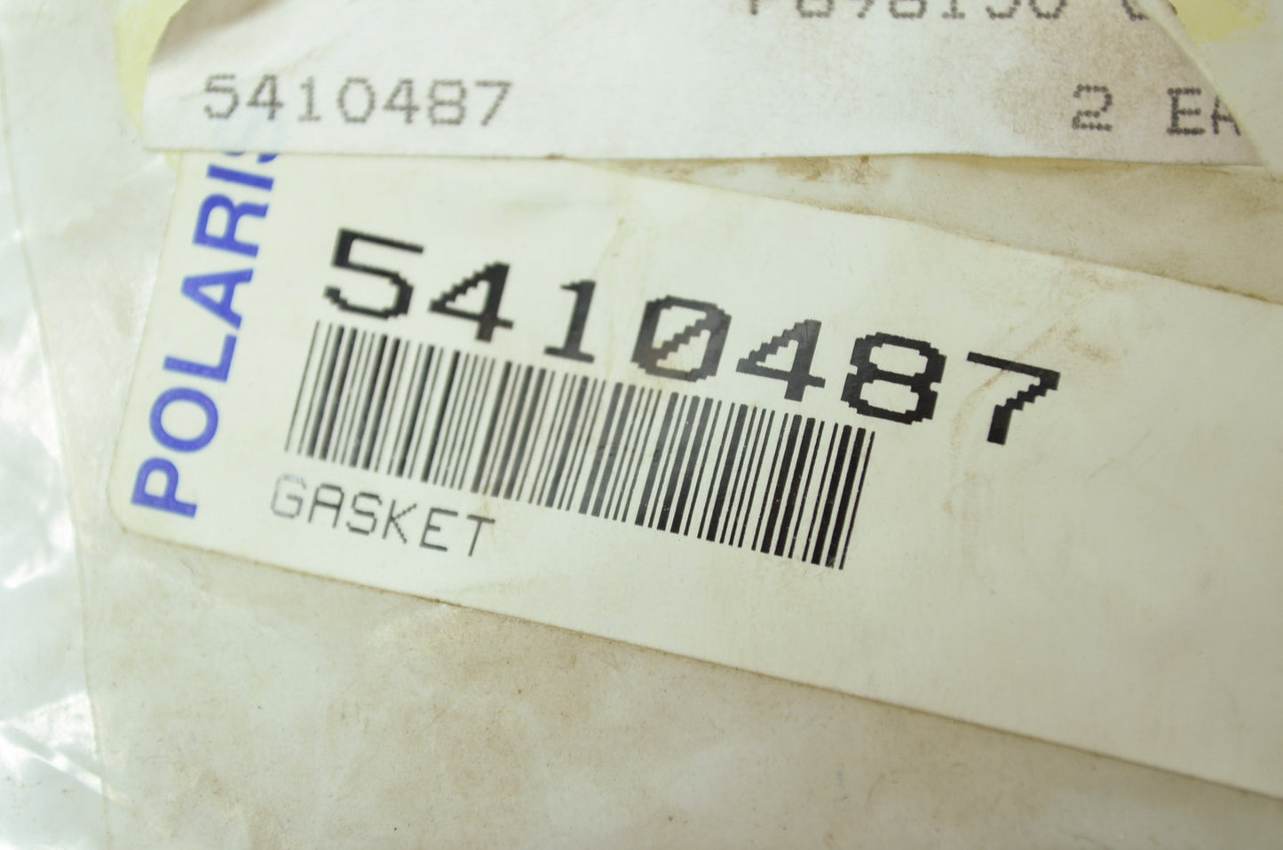 OEM Polaris 5410487 Master Cylinder Gasket Trail Deluxe Sport SKS 400 650 NOS