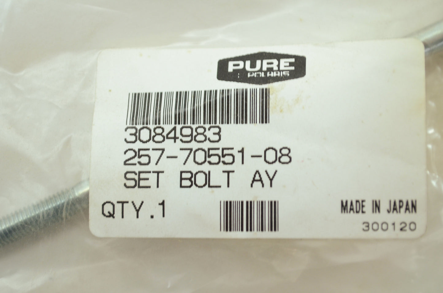 OEM Polaris 3084983 Bolt Assembly Set NOS