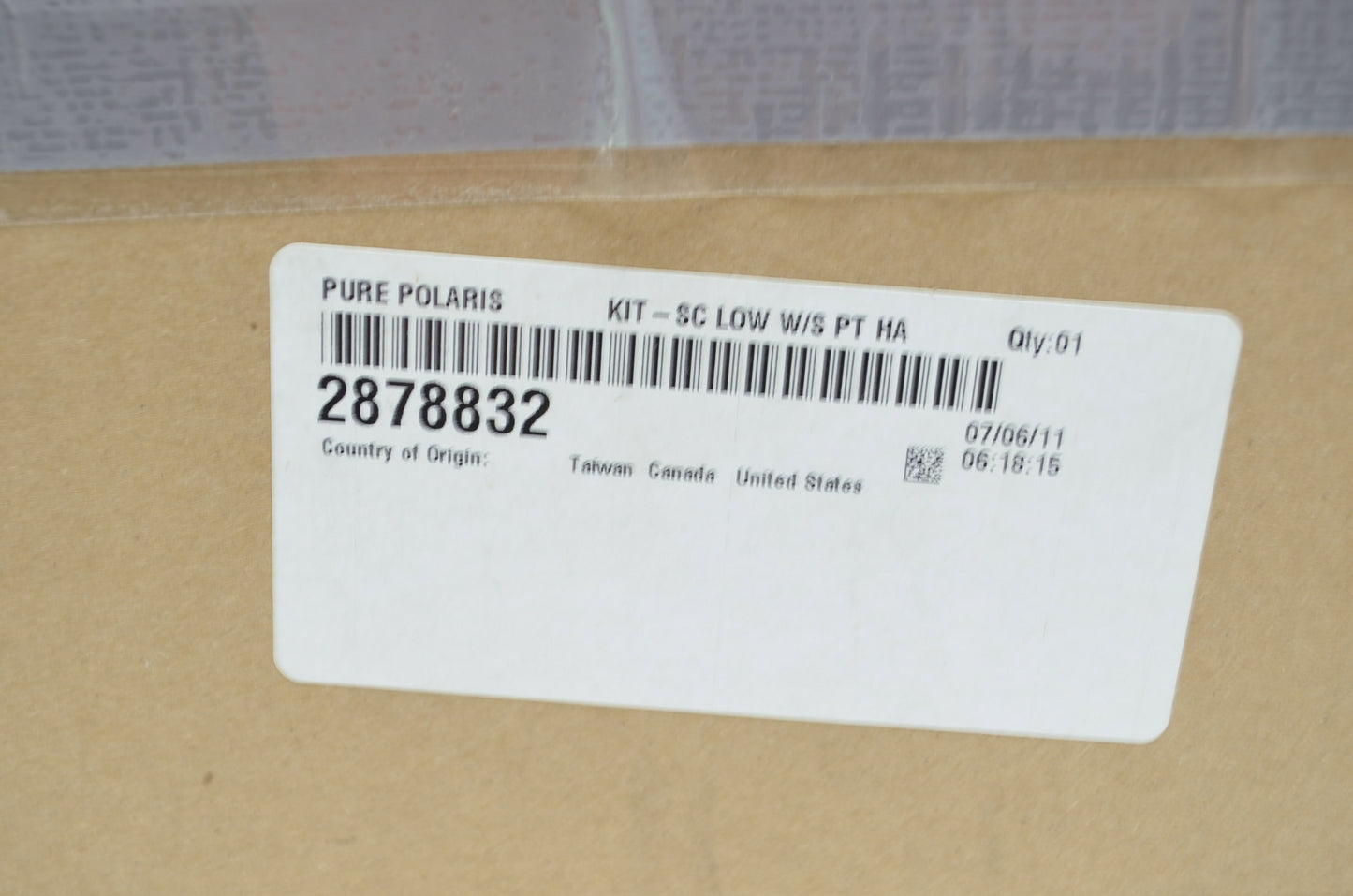 NEW OEM Polaris Low Windshield Hand Guard Kit 2878832 NOS
