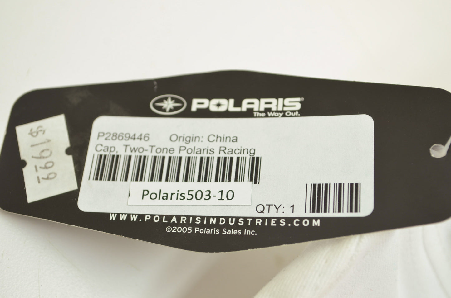 NEW OEM Polaris Two-Tone Racing Hat Cap 2869446 NOS