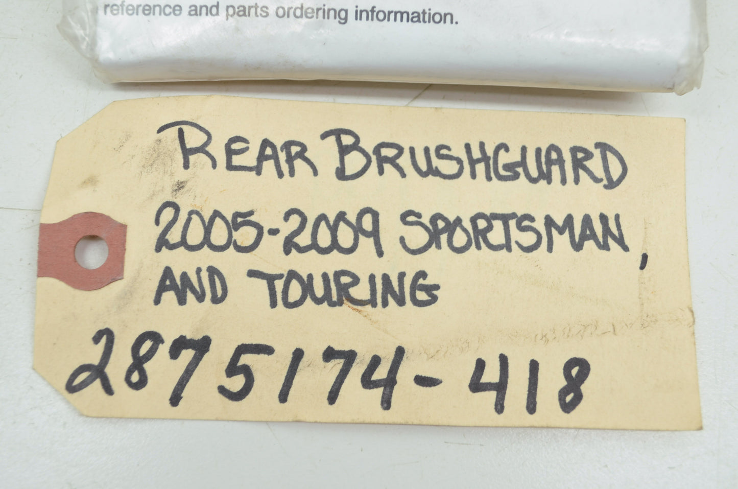 OEM Polaris 2875174-418 2005-2010 Sportsman Touring Rear Brushguard NOS