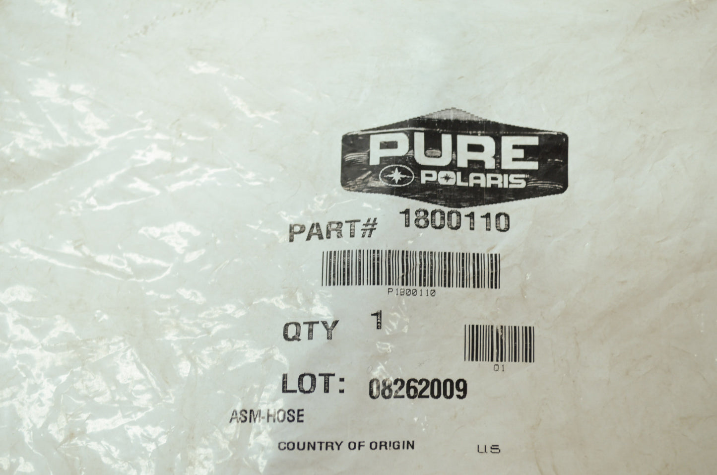 NEW OEM Polaris Brake Line 1800110 NOS